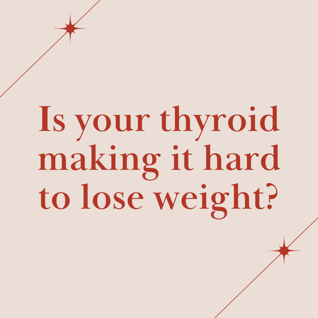 Is your thyroid making it hard to use weight?